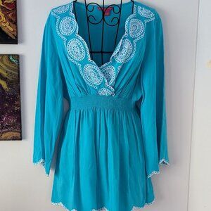 Sunny Leigh Blue Blouse